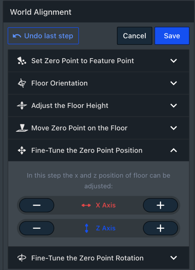 Alignment Panel