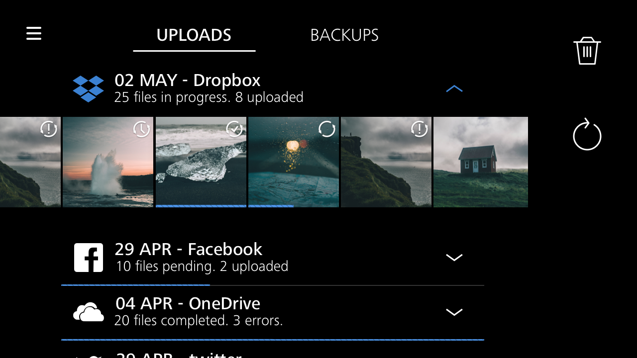 2,5.2.2 Check Upload History