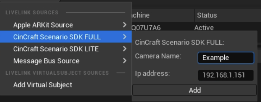 Adding Camera Tracking to Your Project